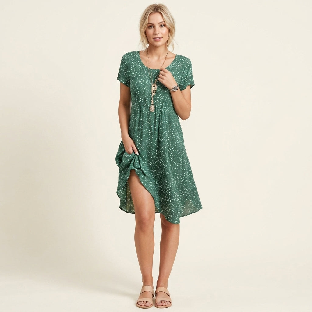 Freya | Women's Summer Dress with Tummy-Smoothing Fit