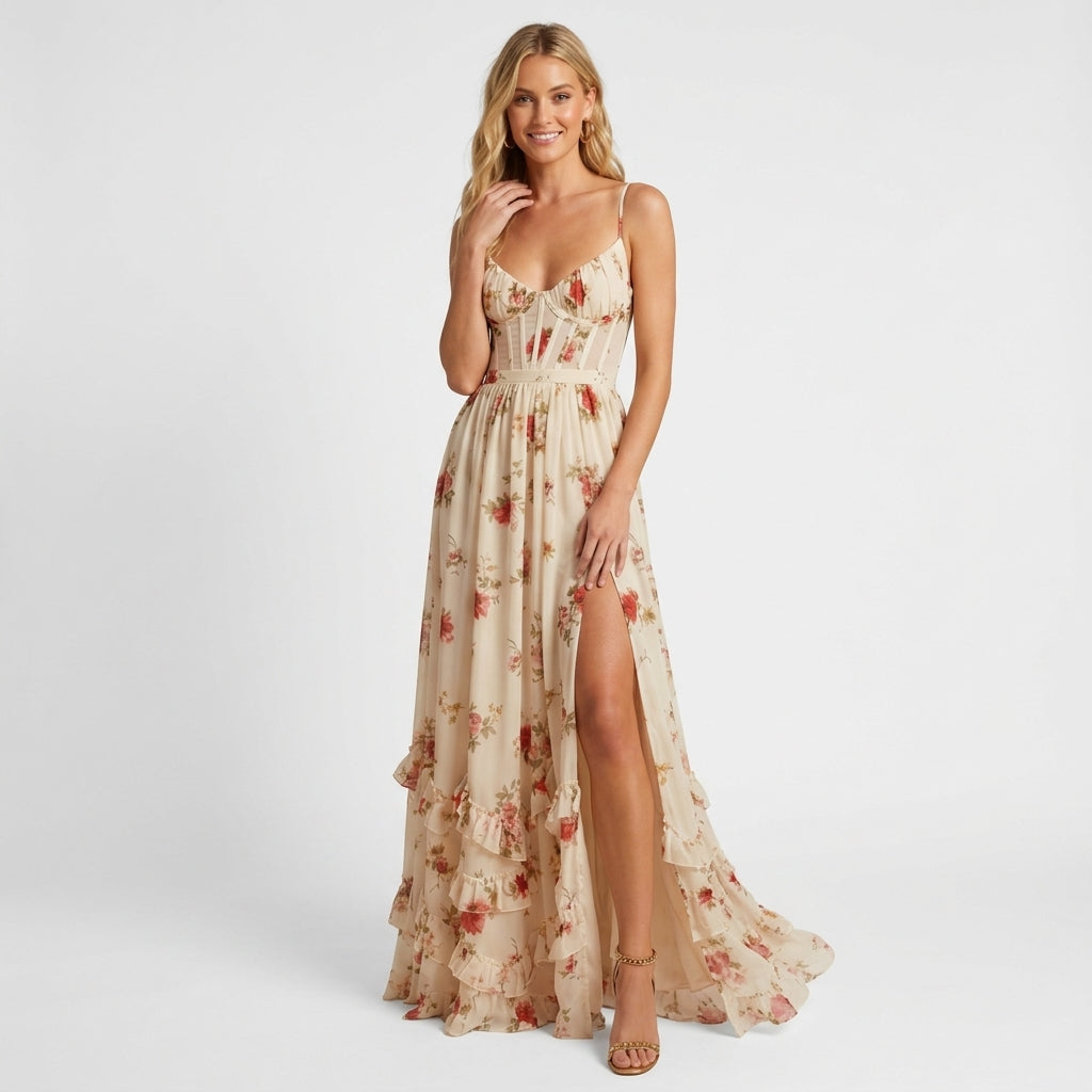 Indie | Floral Maxi Dress for Summer Style