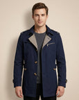 Thomas | Men's Coat with Elegant Trench Design