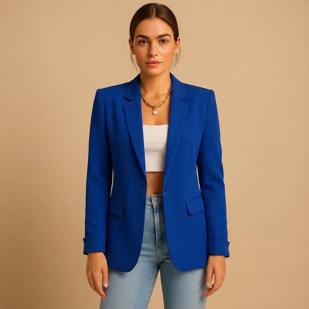 Amelia | Elegant White Women's Blazer