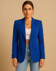 Amelia | Elegant White Women's Blazer