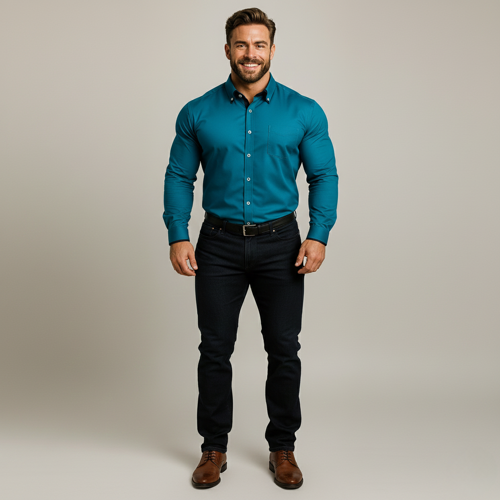 Isaac | Men's Shirts with Stand-Up Collar
