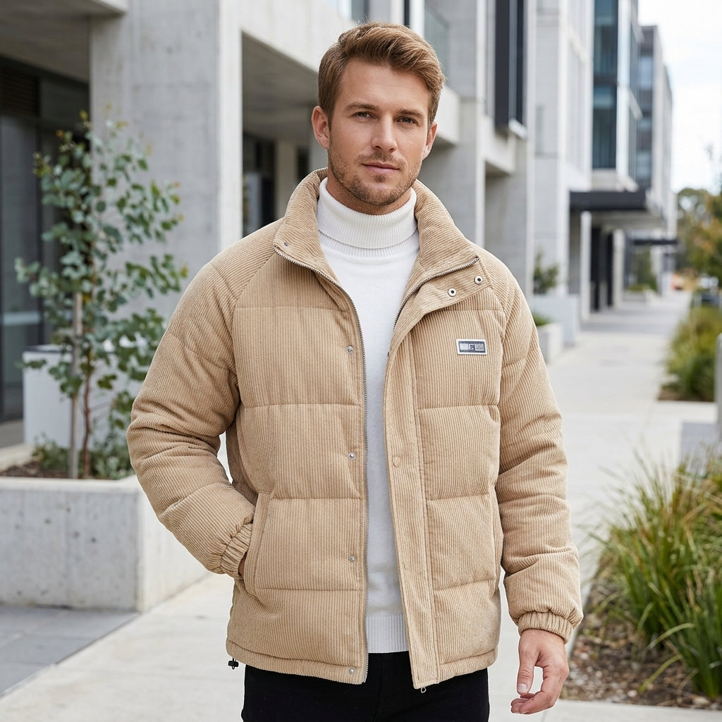 Callum | Men's Coat Corduroy Winter Warmth