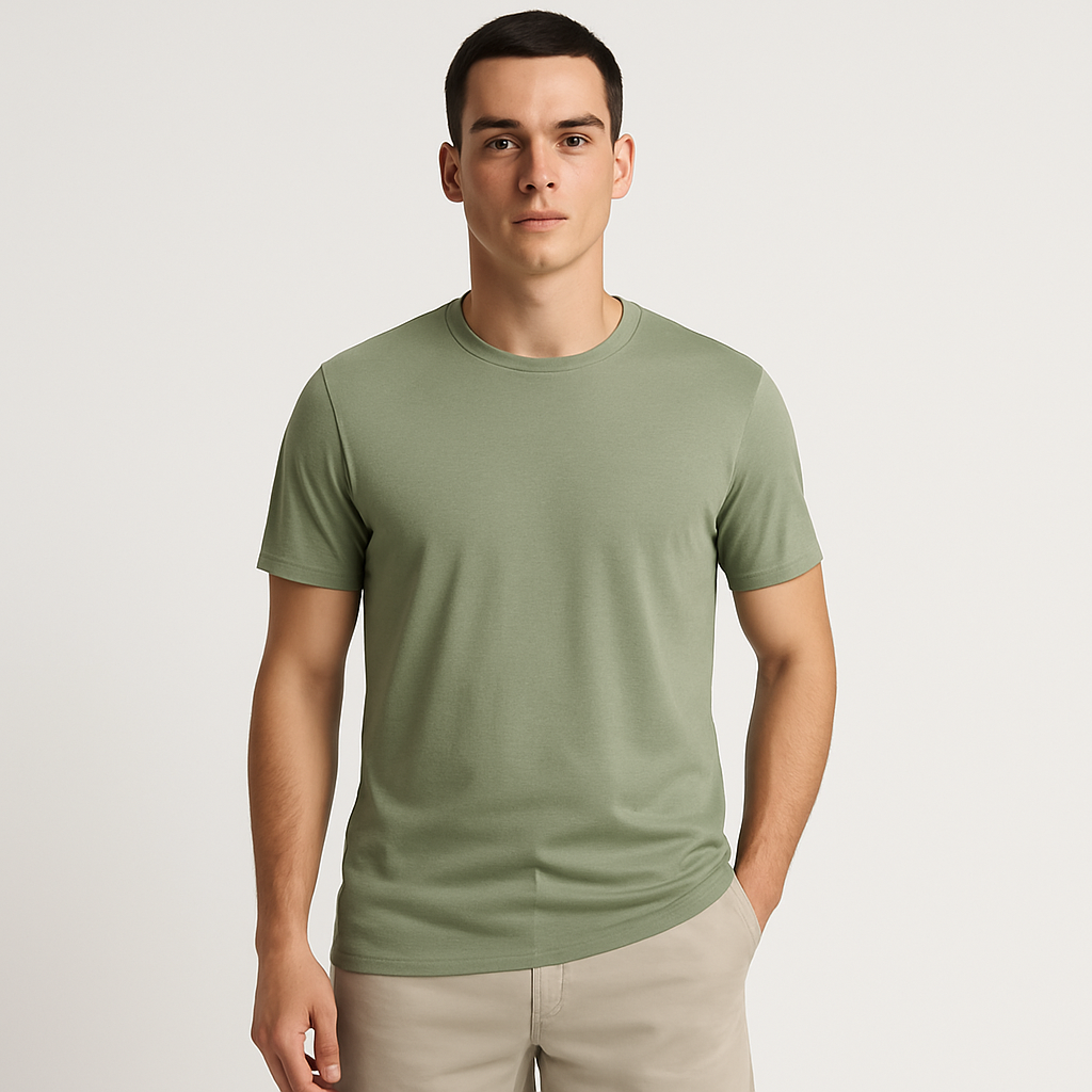 Lucas - Summer T Shirt With Crew Neck