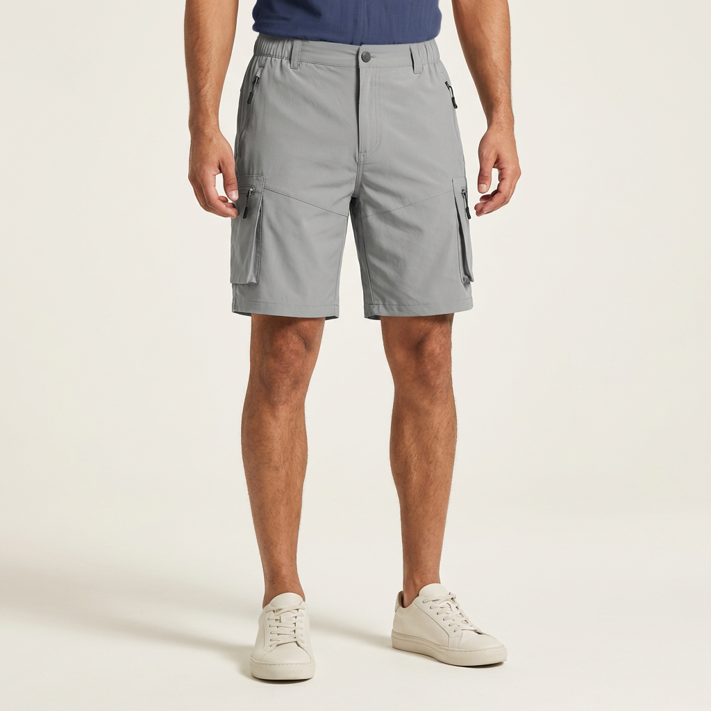Caleb | Multi-Pocket Utility Men’s Shorts for Daily Use