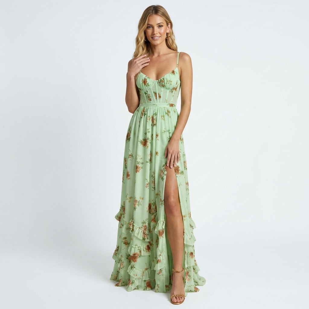 Indie | Floral Maxi Dress for Summer Style