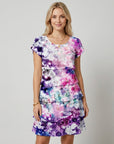 Tahlia | Women's Summer Dress with Floral Ruffle Design