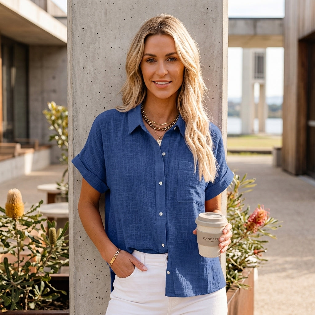 Elowen | Relaxed Women’s Blouse for Summer Comfort