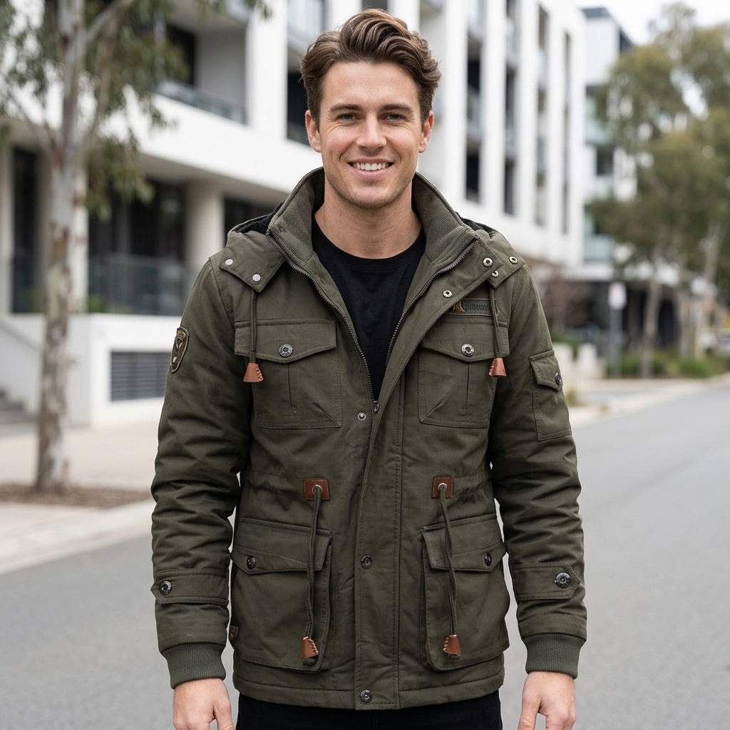 Ronan | Men's Coat for Waterproof Military Look
