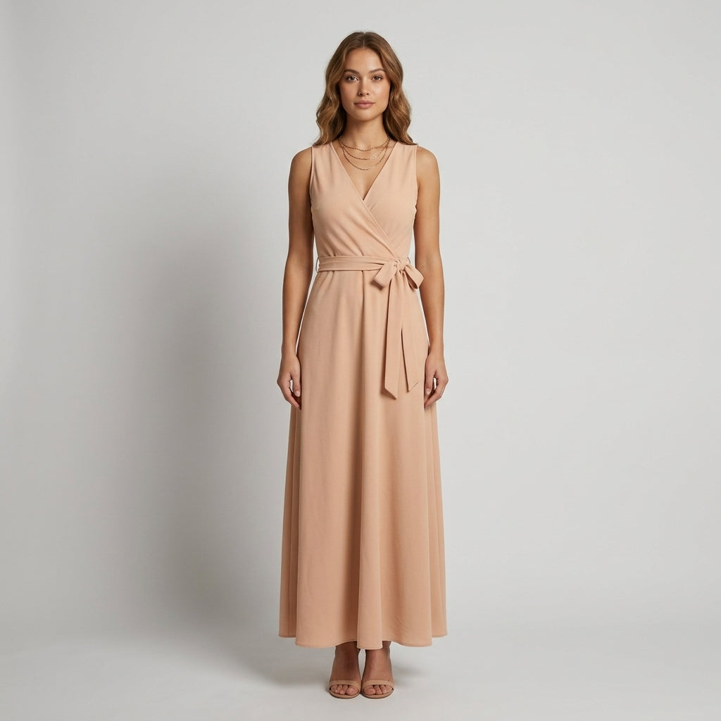 Harper | Schmeichelndes Wickel-Maxikleid für Hochzeitsgäste