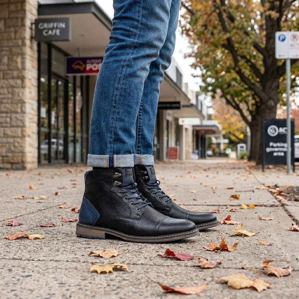 Knox | Rugged Men’s Shoes with Modern Ankle Design