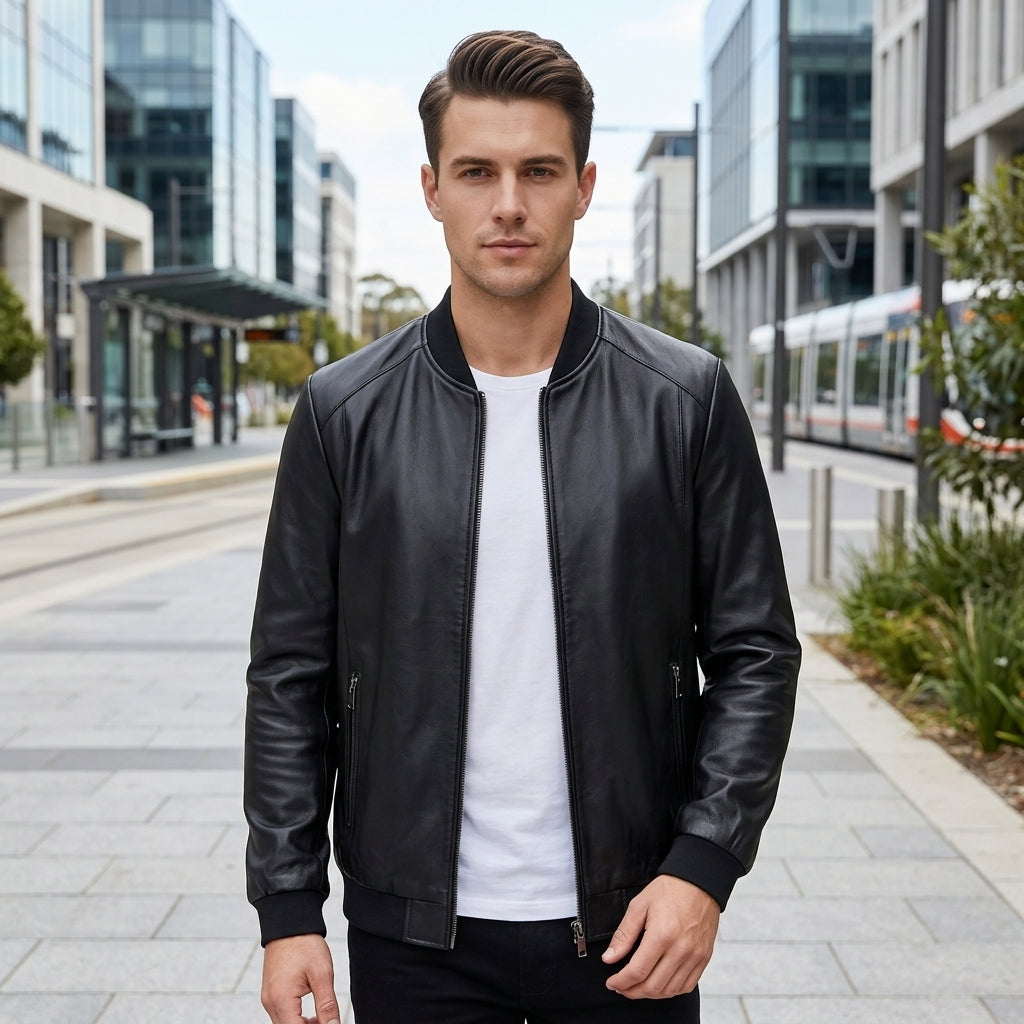 Jasper | Men's Coat for Stand-Up Collar Comfort