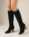 Matilda | Women's Genuine Leather Knee High Boots – Equestrian Style