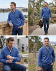 Zayne | Half Zip Men's Sweater for Versatile Wear