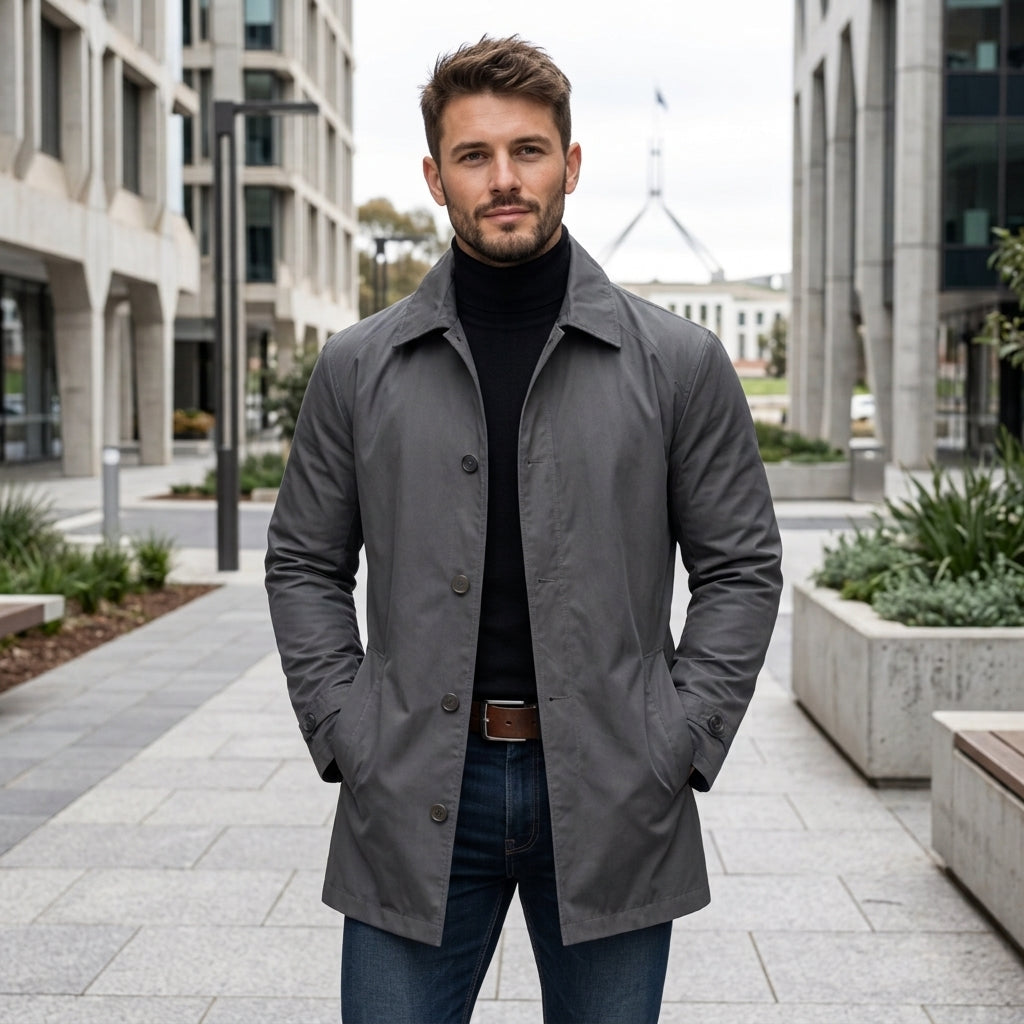 Hudson | Men's Coat with Weather-Resistant Build