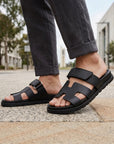 Noah | Men's Sandals – Leather Summer Slides