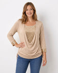 Nadia | Women’s Blouse with Elegant Sequin Detail