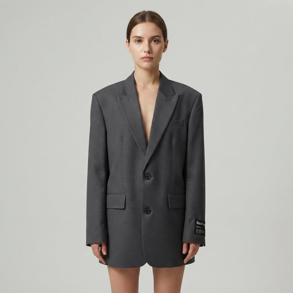 Ruby | Schwarze Damen-Blazerjacke