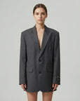 Ruby | Schwarze Damen-Blazerjacke