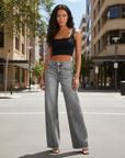 Olivia | High Waisted Wide Leg Jeans Women