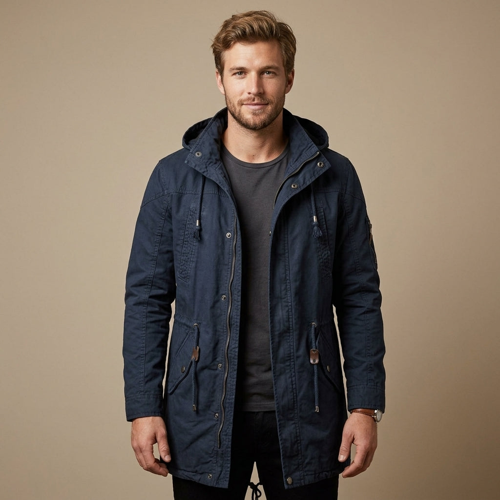 Lucas | Men's Coat with Urban Utility Hood