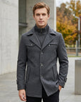 Braxton | Men’s Trench Coat with Refined Fit