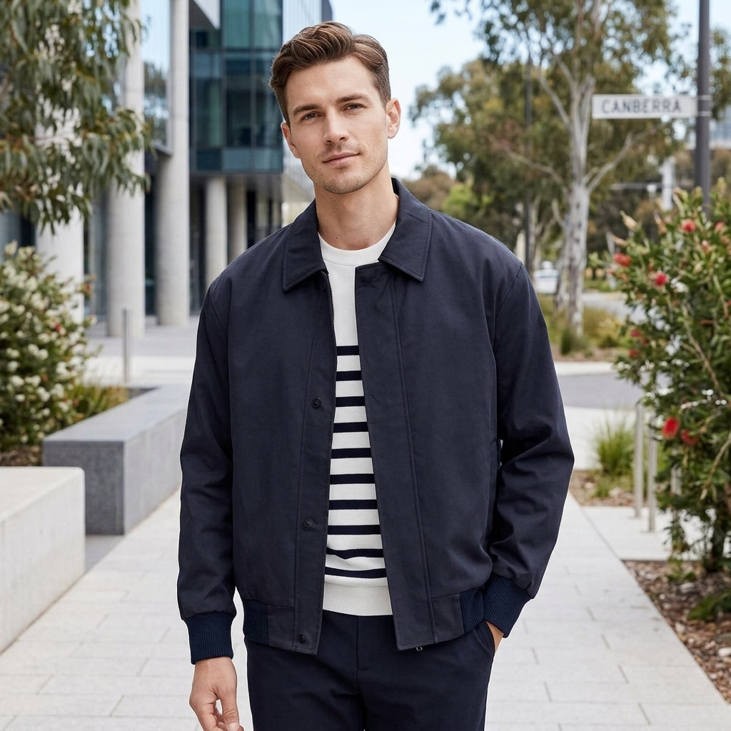 Flynn | Men's Coat with Pointed Collar
