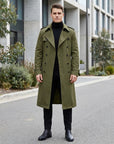 Flynn | Men's Coat with Classic Trench Look