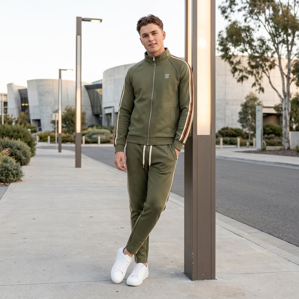 Jack | Men's Tracksuit – Zip-Up Jacket &amp; Elastic-Waist Trousers for Sport &amp; Leisure
