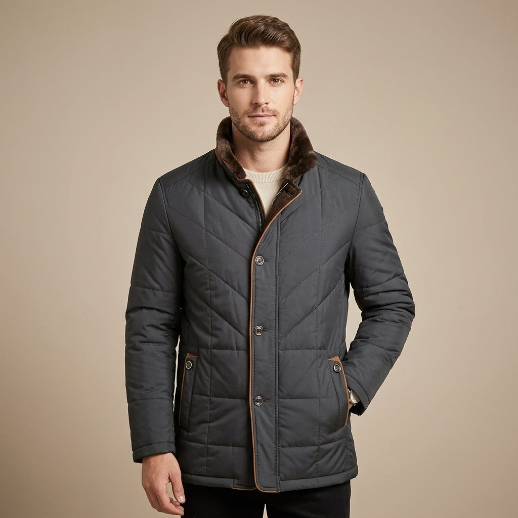 Archer | Men's Coat for Elegant Quilted Design