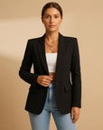 Amelia | Elegant White Women's Blazer