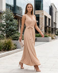 Harper | Schmeichelndes Wickel-Maxikleid für Hochzeitsgäste
