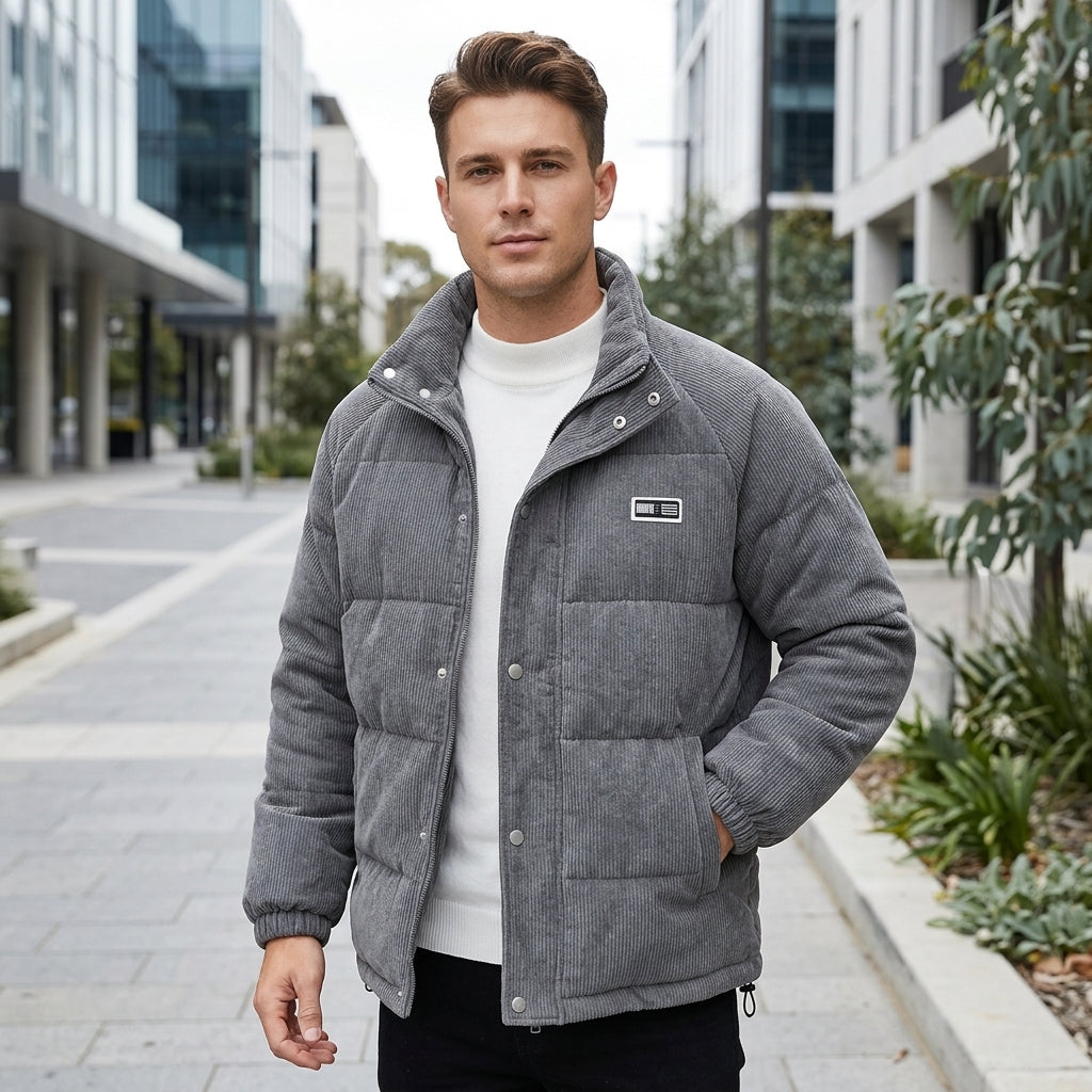 Callum | Men's Coat Corduroy Winter Warmth