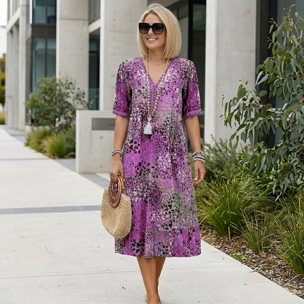 Sienna | Women's Summer Dress with Floral Print