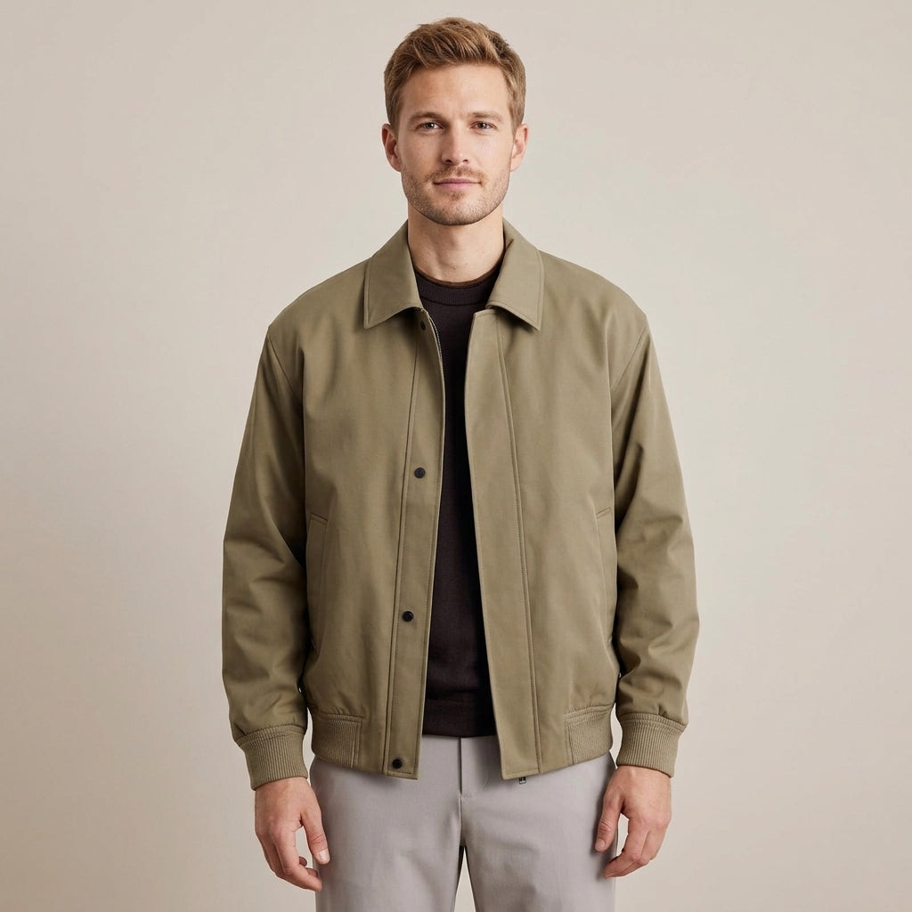 Flynn | Men's Coat with Pointed Collar