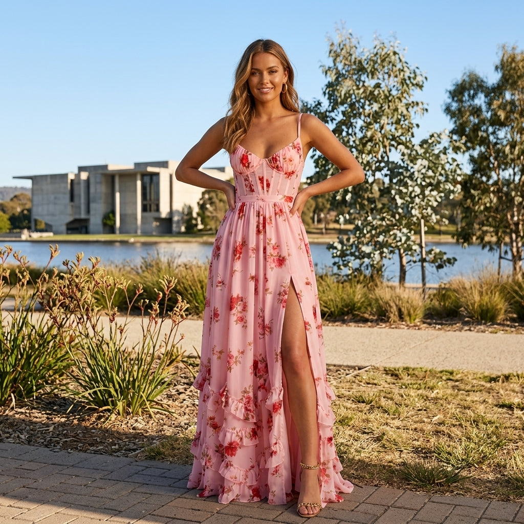 Indie | Floral Maxi Dress for Summer Style