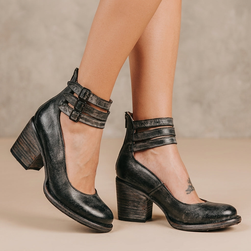 Danica | Women’s Sandals with Elegant Block Heel Design