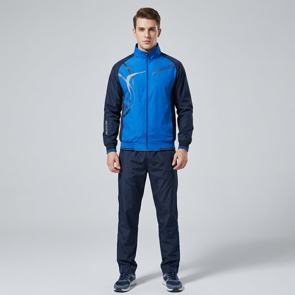 Thomas | Men's Tracksuit – Zip Jacket &amp; Elastic-Waistband Trousers for Sport &amp; Leisure