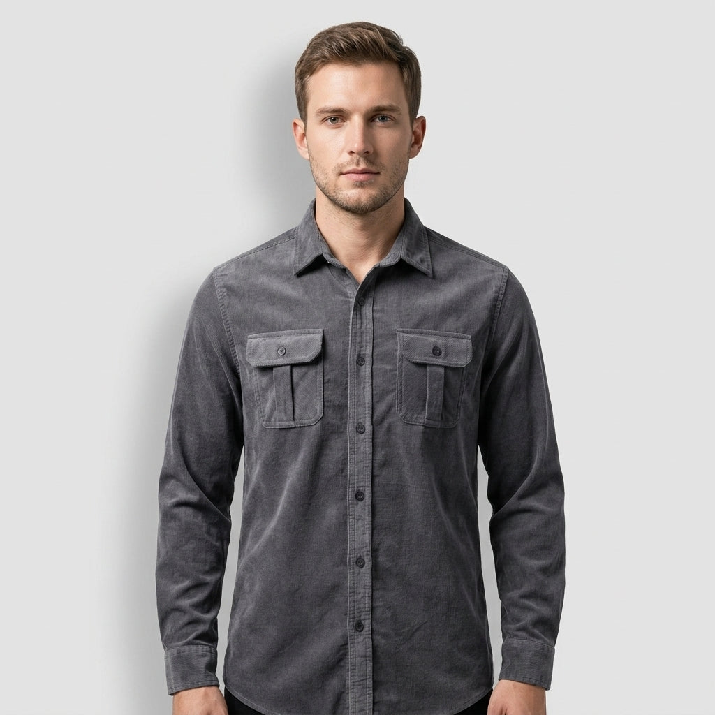 Beau | Vintage Men’s Shirt with Textured Style