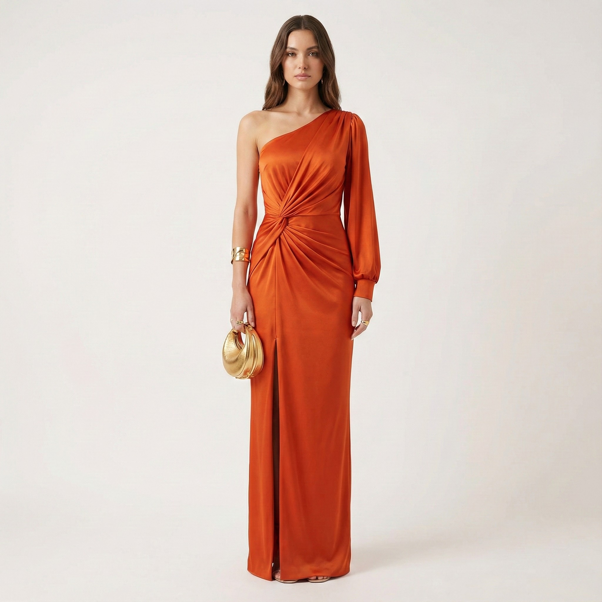 Chloe | Long Sleeve Maxi Dress with Sleeves