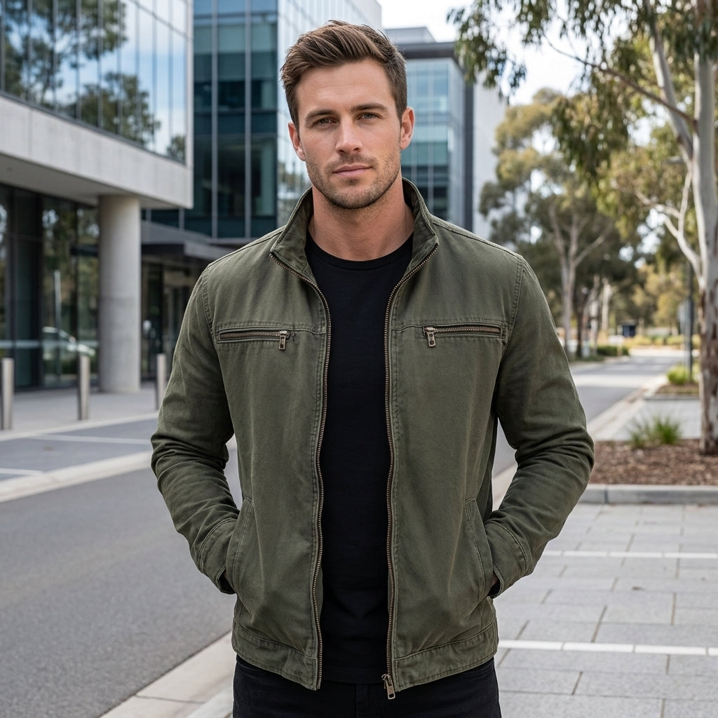 Marlow | Men's Coat Canvas Utility Design