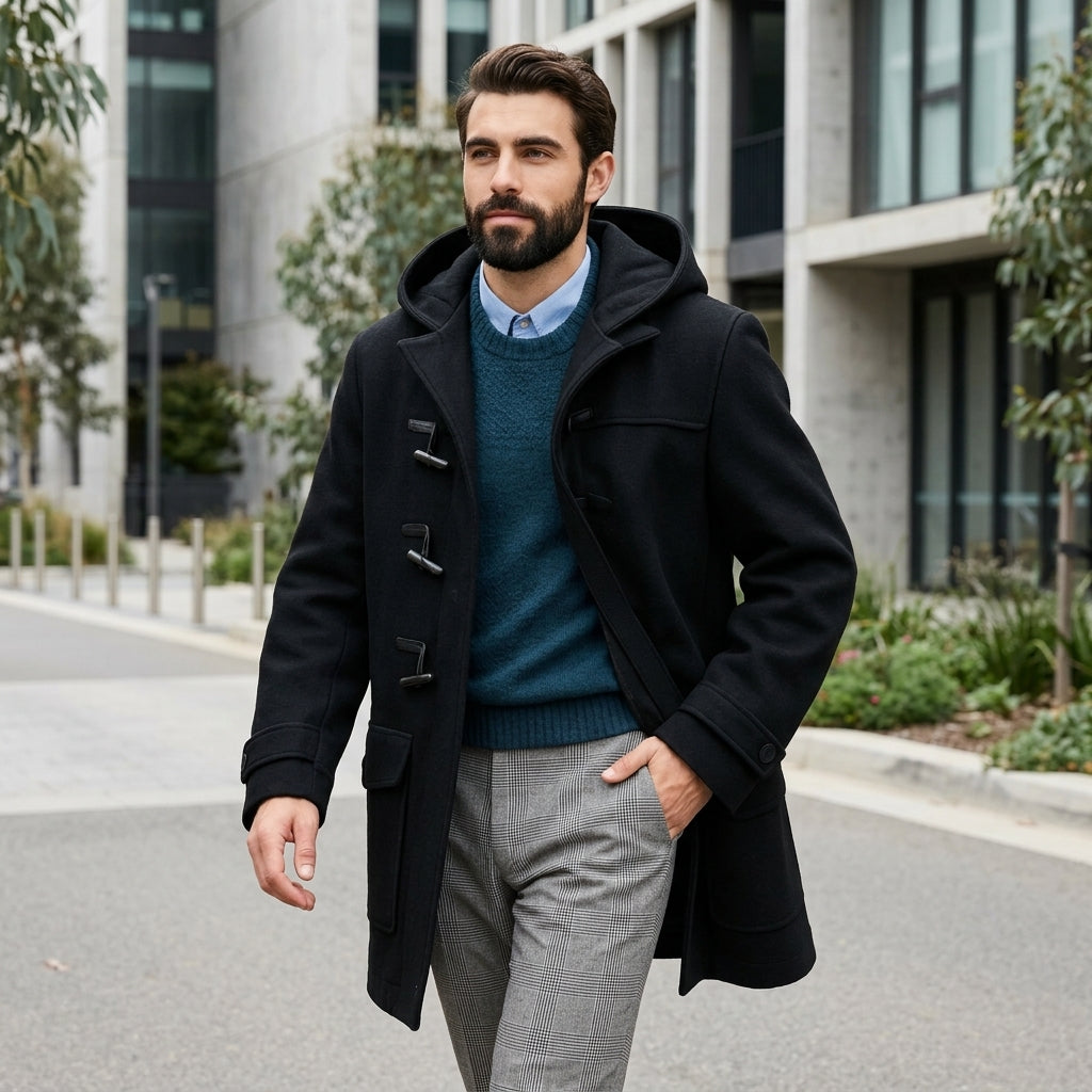 Seth | Men's Coat for Elegant Long Silhouette