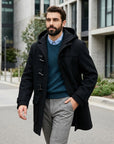Seth | Men's Coat for Elegant Long Silhouette