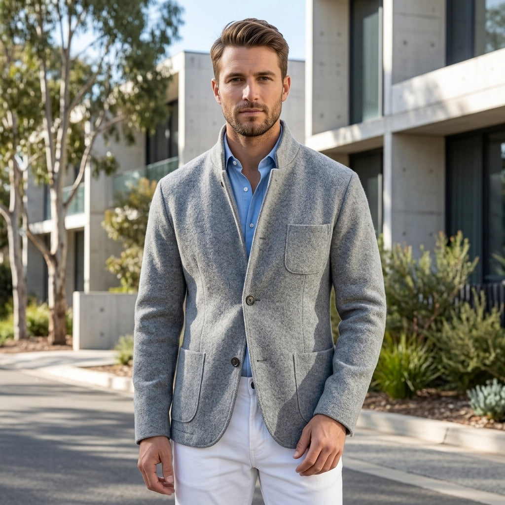 Jasper | Sport Men's Coat with Tailored Blazer Cut