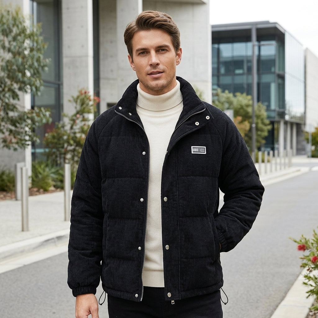Callum | Men's Coat Corduroy Winter Warmth