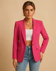 Amelia | Elegant White Women's Blazer