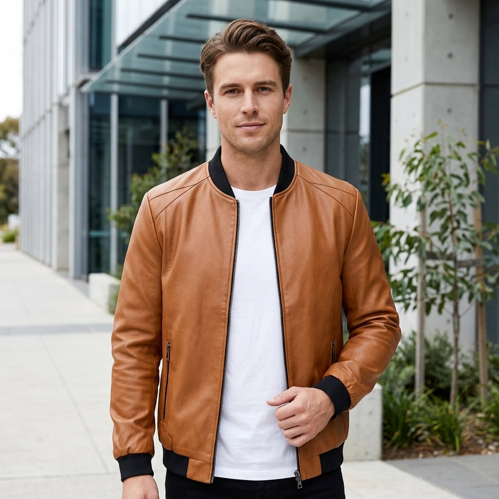 Jasper | Men's Coat for Stand-Up Collar Comfort