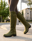 Isla | Women's Waterproof Leather Knee High Boots – Tall Riding Style