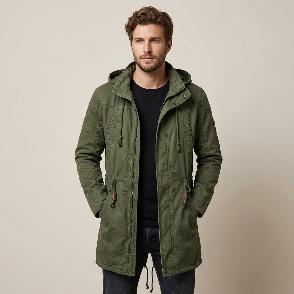 Lucas | Men's Coat with Urban Utility Hood