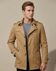Thomas | Men's Coat with Elegant Trench Design